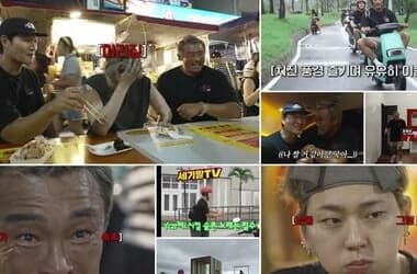Choo Sung Hoon apologizes to Kim Jong Kook after tearful stinky tofu challenge